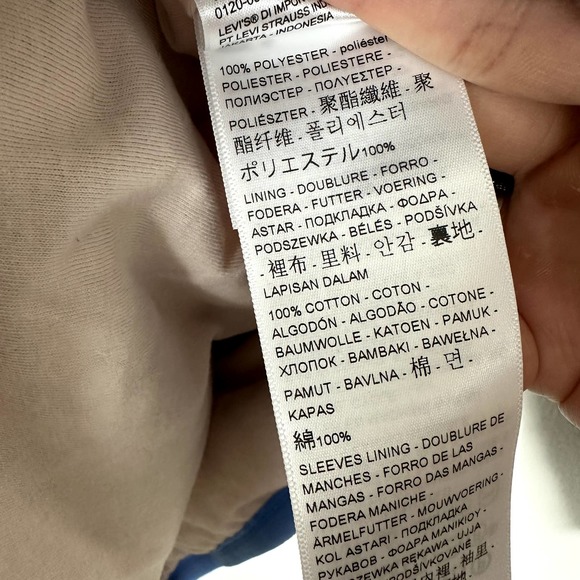 Levi's Zebra Print Sherpa Quarter Zip Sweatshirt - Picture 8 of 8